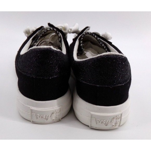 Very G Shoes Womens Very G Cosmic Canvas Glitter Star Lace Up